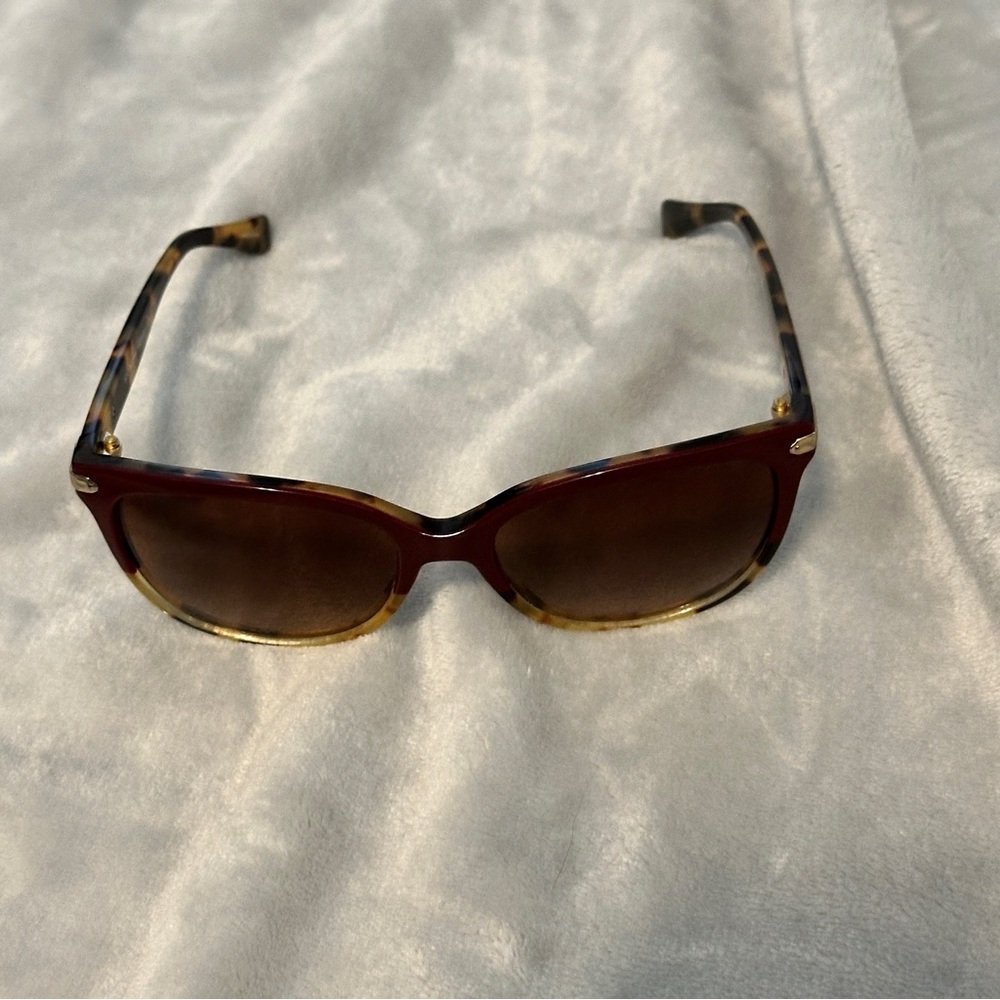 Coach Maroon Tortoise Sunglasses - Picture 12 of 12